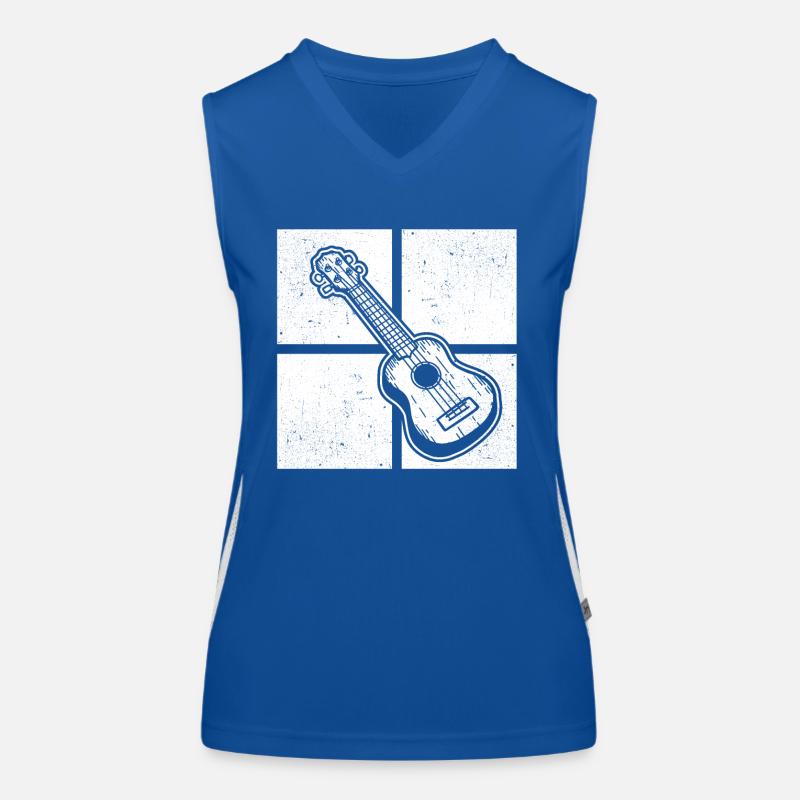 Ukulele Ukulele Player Ukulelist Women's Functional Contrast Tank Top