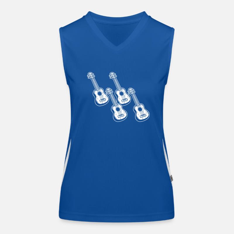 Ukulele Ukulele Player Ukulelist Women's Functional Contrast Tank Top