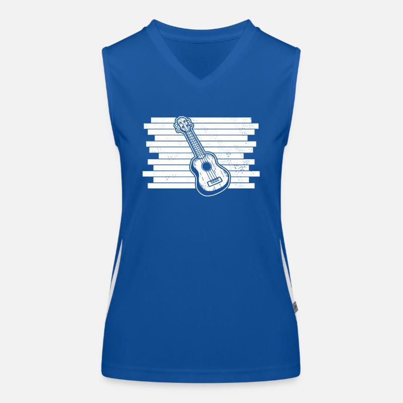 Ukulele Ukulele Player Ukulelist Women's Functional Contrast Tank Top