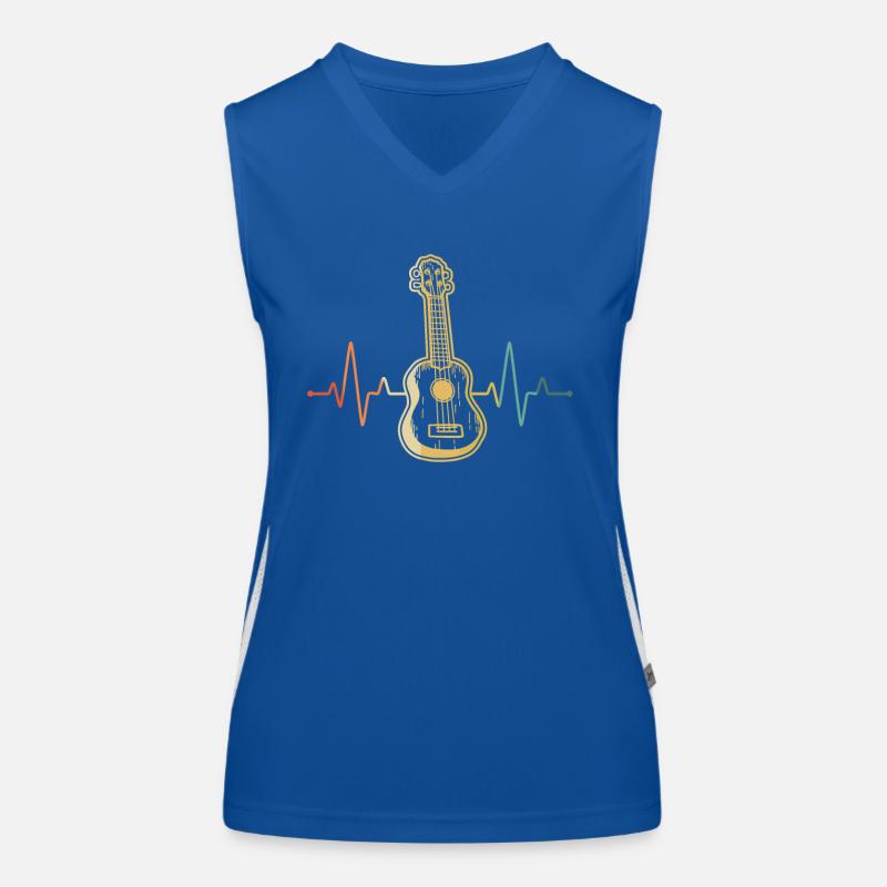 Ukulele Ukulele Player Ukulelist Women's Functional Contrast Tank Top