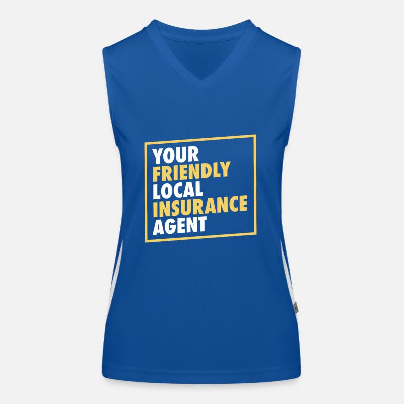 Versicherungsagent Gutachter Versicherungsmakler Funktionelles Kontrast-Tank Top für Frauen
