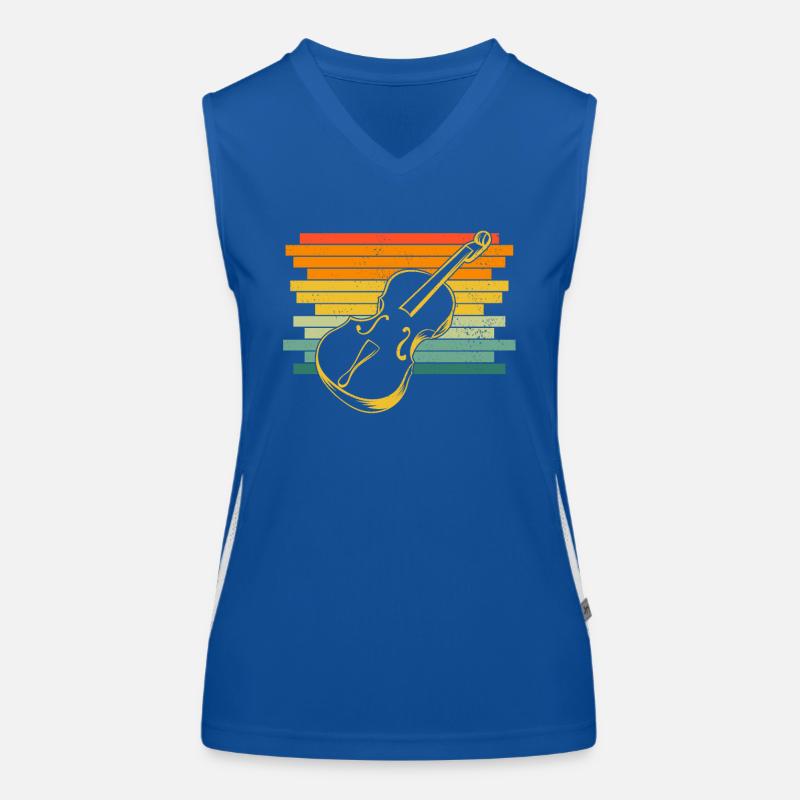 Cello cello player cellist Women's Functional Contrast Tank Top