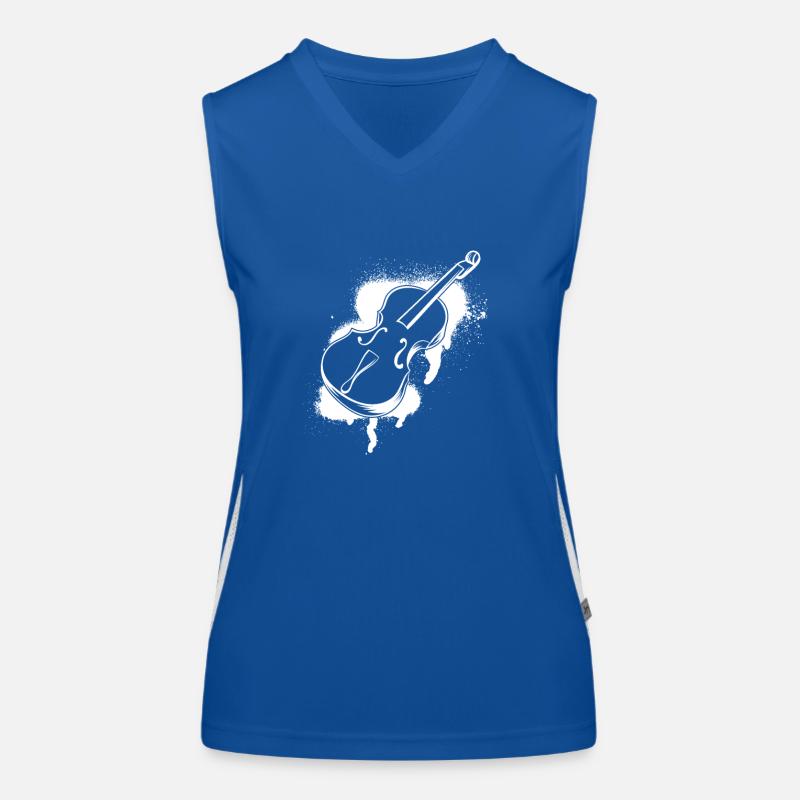 Cello cello player cellist Women's Functional Contrast Tank Top