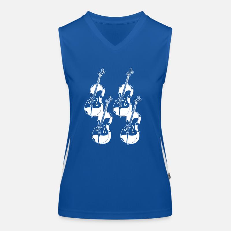 Cello cello player cellist Women's Functional Contrast Tank Top
