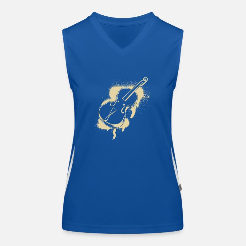 Cello cello player cellist Women's Functional Contrast Tank Top