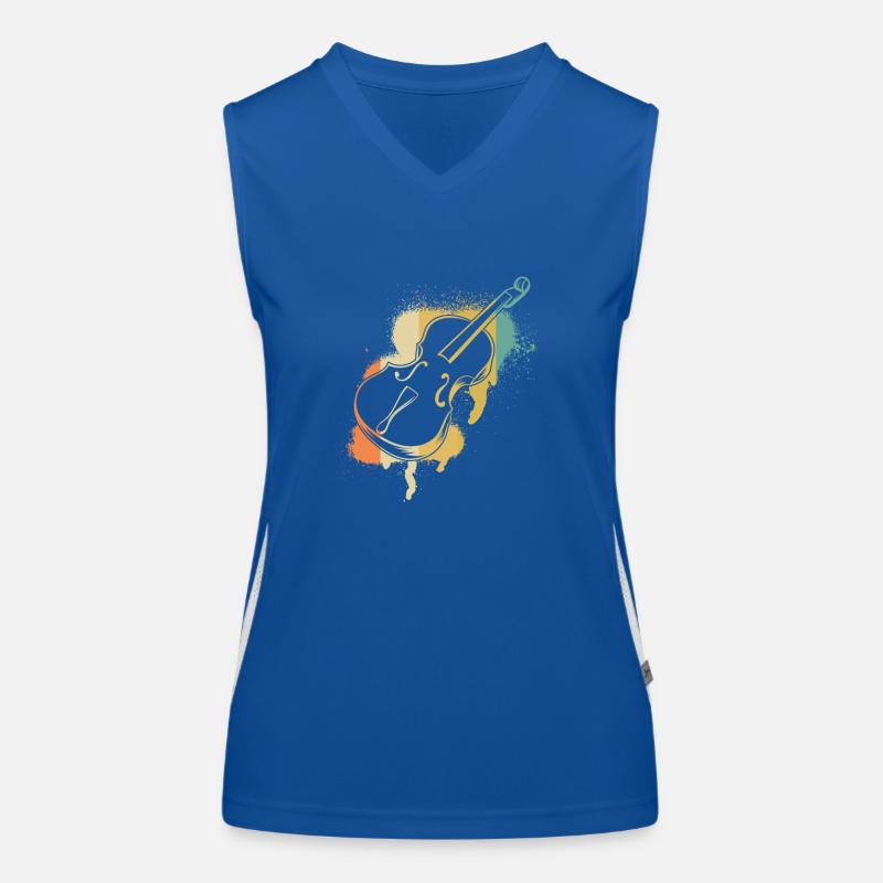 Cello cello player cellist Women's Functional Contrast Tank Top