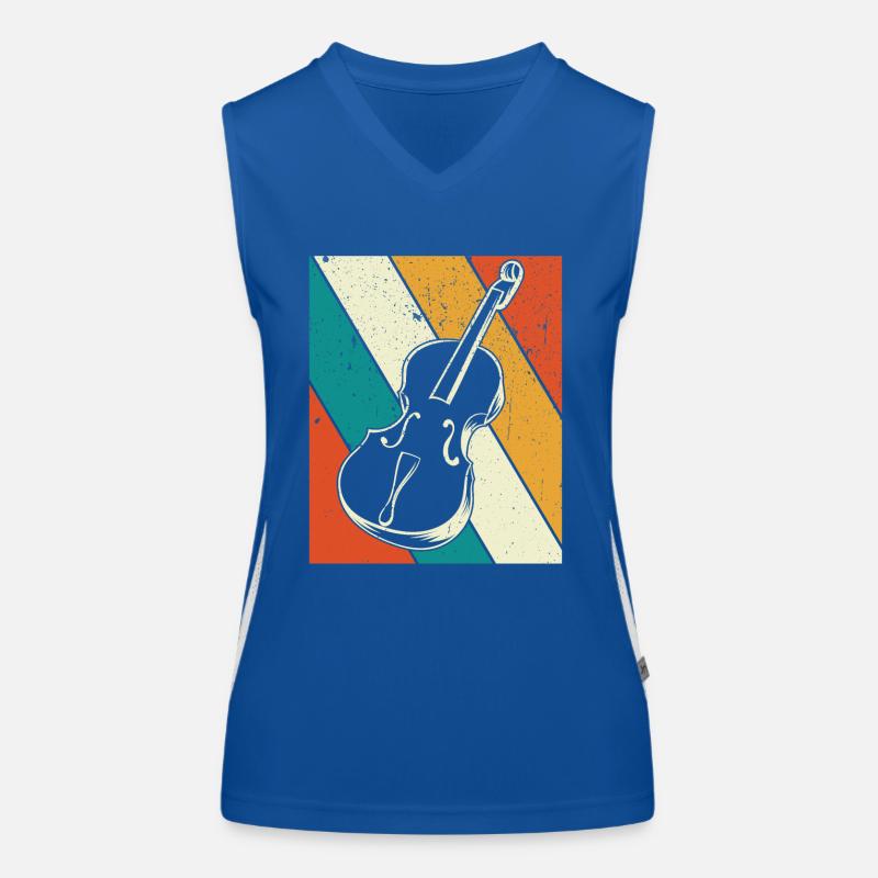 Cello cello player cellist Women's Functional Contrast Tank Top