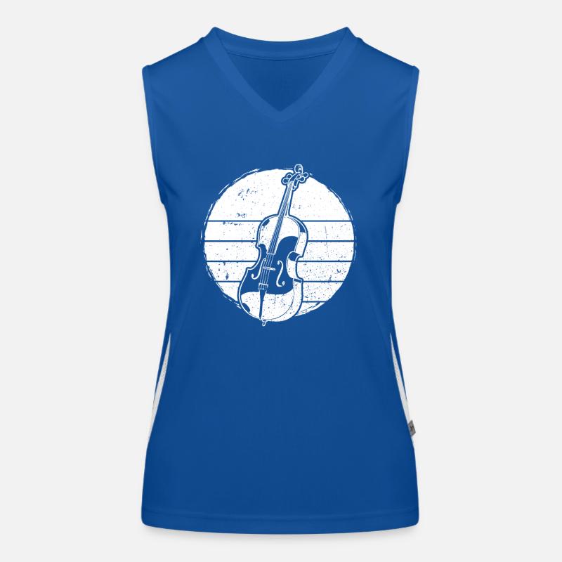 Cello cello player cellist Women's Functional Contrast Tank Top