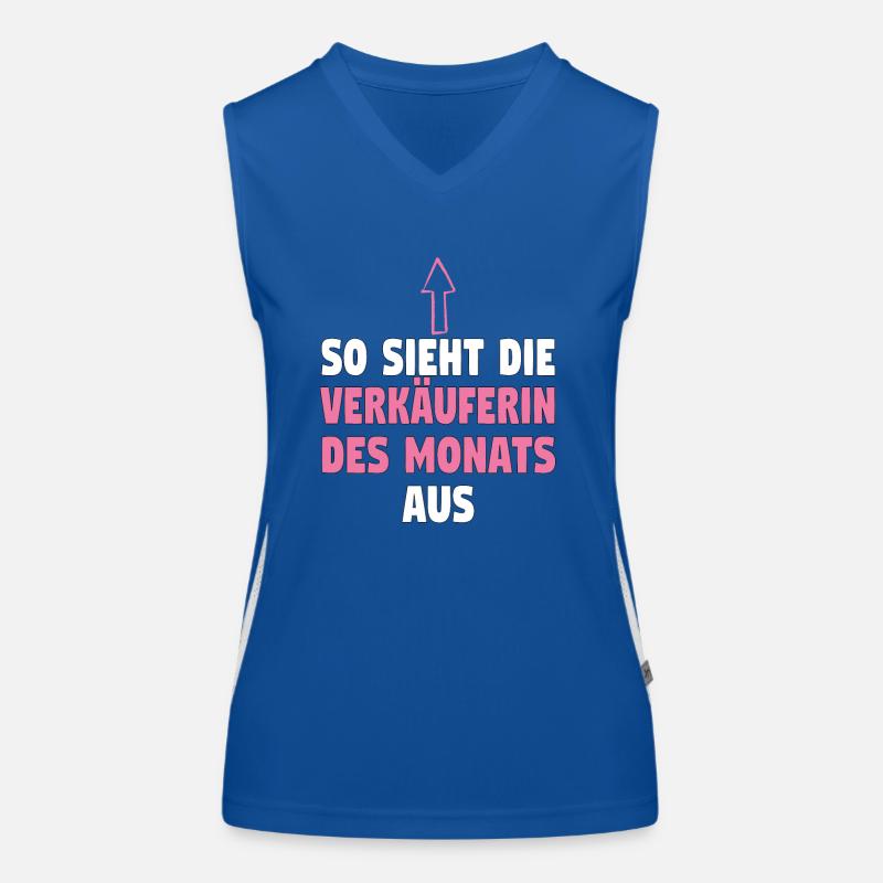 Verkäuferin Muttertag Einzelhandel Verkäufer Funktionelles Kontrast-Tank Top für Frauen