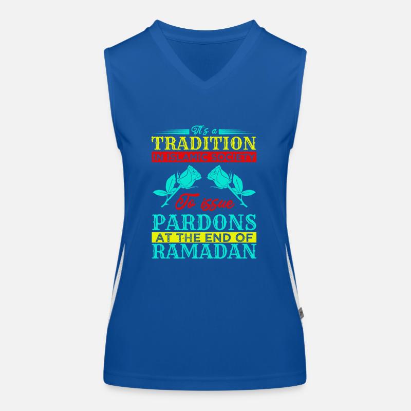 TRADITION DE PARDON Débardeur respirant contrasté Femme