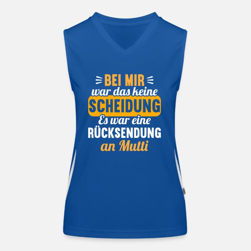 Bei mir war das keine Scheidung Scheidungs Funktionelles Kontrast-Tank Top für Frauen