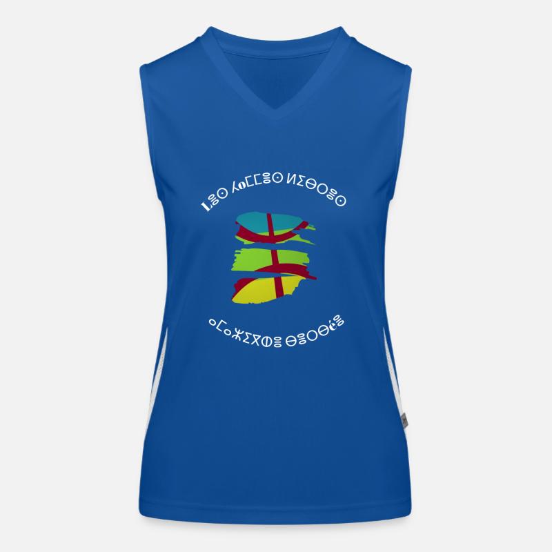 kabyle T-shirt graffiti The Berber Spring Women's Functional Contrast Tank Top