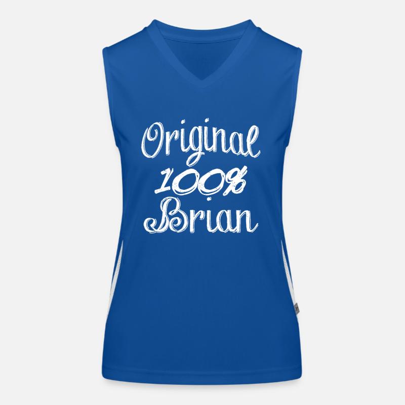 Original 100% Brian Funktionelles Kontrast-Tank Top für Frauen