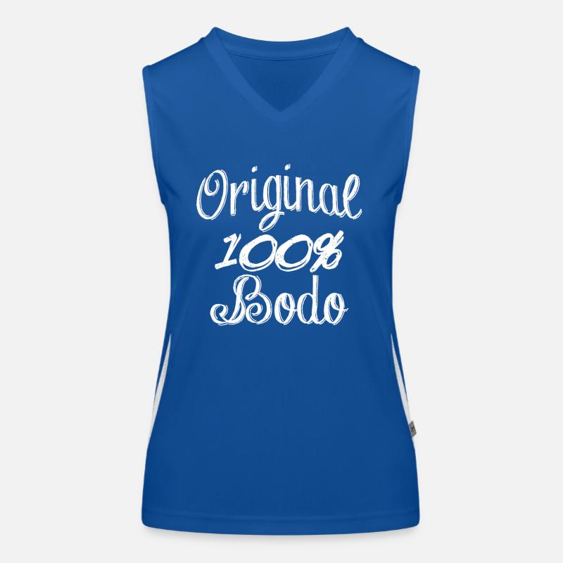 Original 100% Bodo Funktionelles Kontrast-Tank Top für Frauen