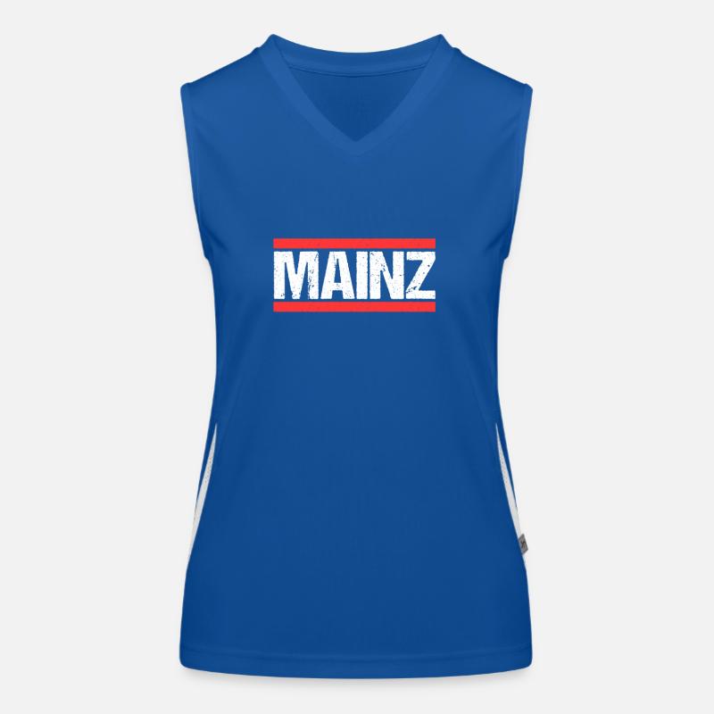 Mainzerin Mainzer Mainz Funktionelles Kontrast-Tank Top für Frauen