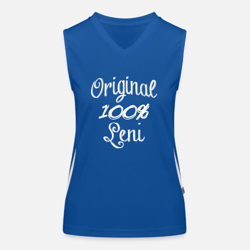 Original 100% Leni Funktionelles Kontrast-Tank Top für Frauen