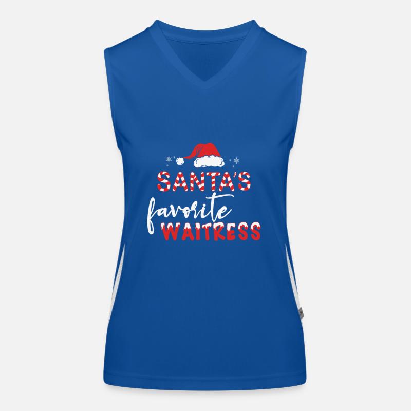 Diner Bar Kellnerin Kellner Funktionelles Kontrast-Tank Top für Frauen