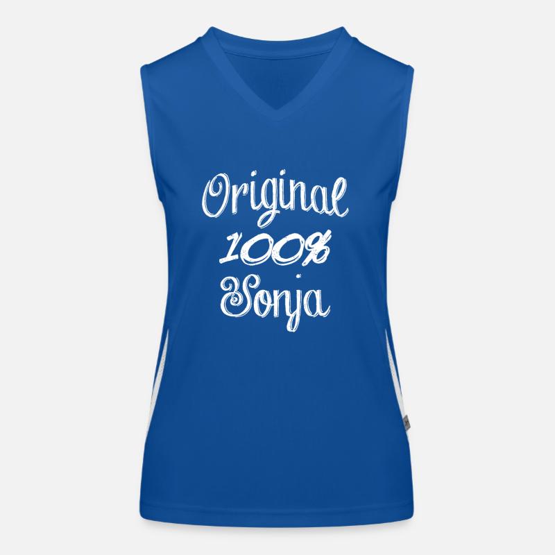 Original 100% Sonja Funktionelles Kontrast-Tank Top für Frauen