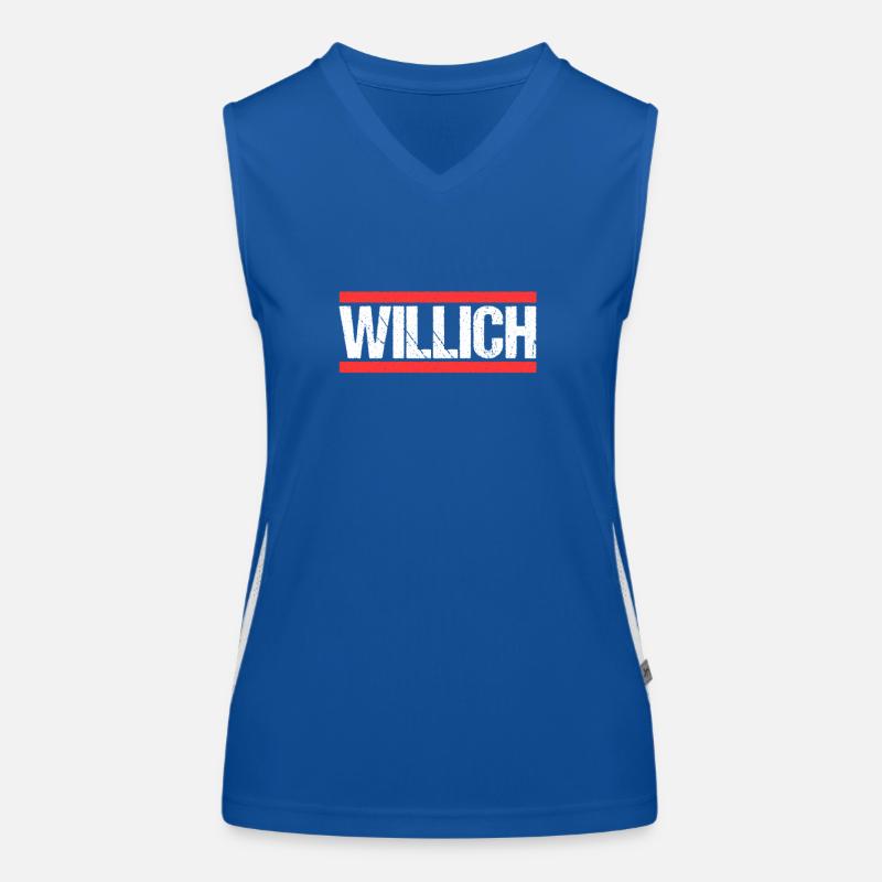 Willicherin Willicher Willich Funktionelles Kontrast-Tank Top für Frauen