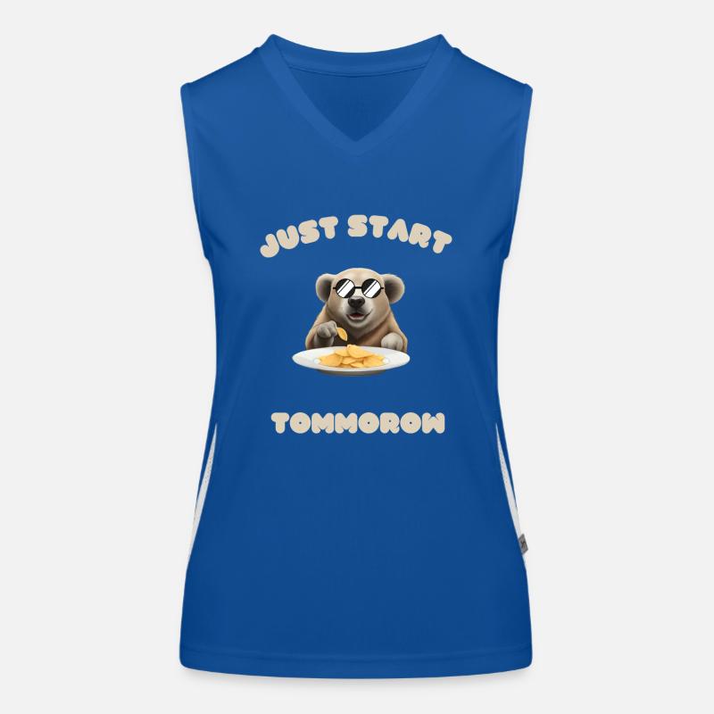 Koala chilling. Women's Functional Contrast Tank Top