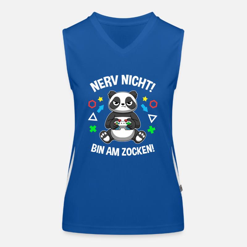 Controller Videospiel Zocker Gamer Computerspiel Funktionelles Kontrast-Tank Top für Frauen