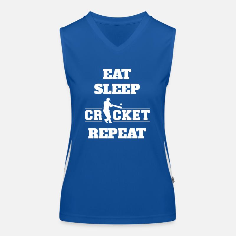cricket cricket team cricket team cricket Women's Functional Contrast Tank Top