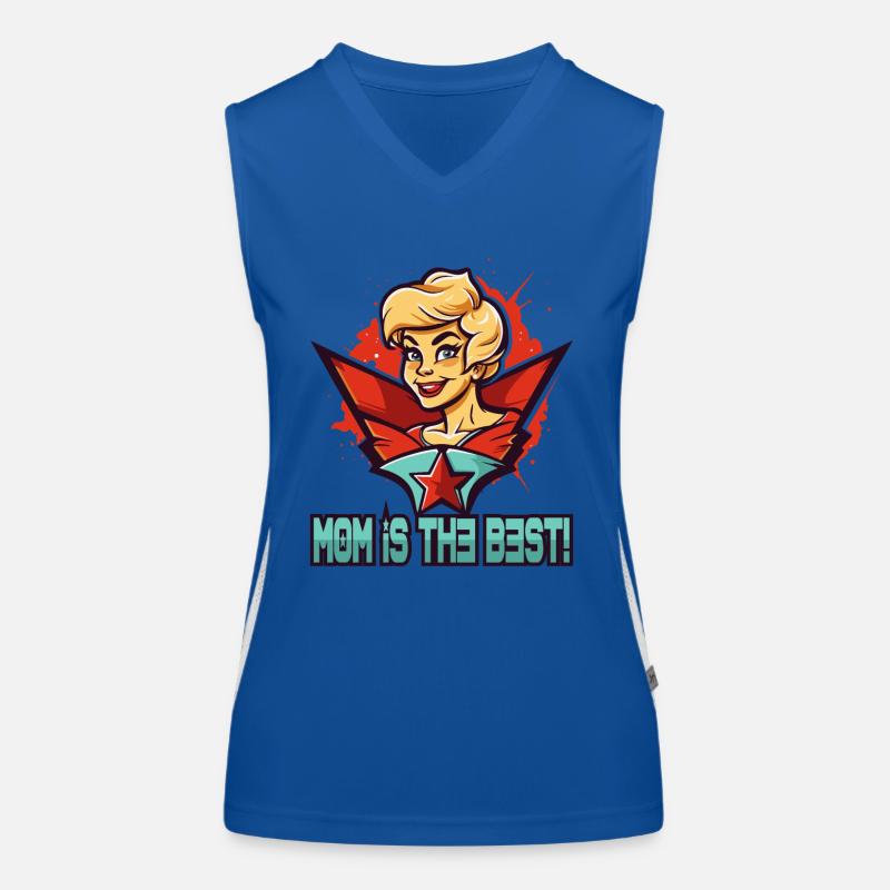 Perfektion: Mama ist die Beste Funktionelles Kontrast-Tank Top für Frauen
