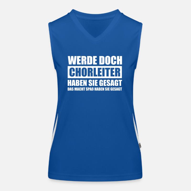 Werde doch Chorleiter Dirigent Dirigenten Funktionelles Kontrast-Tank Top für Frauen