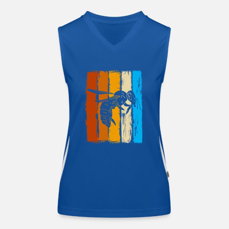 Bees Beekeeper Beekeeping Women's Functional Contrast Tank Top