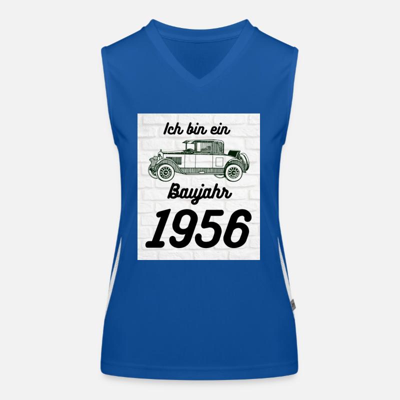 Oldtimer 1956 Funktionelles Kontrast-Tank Top für Frauen