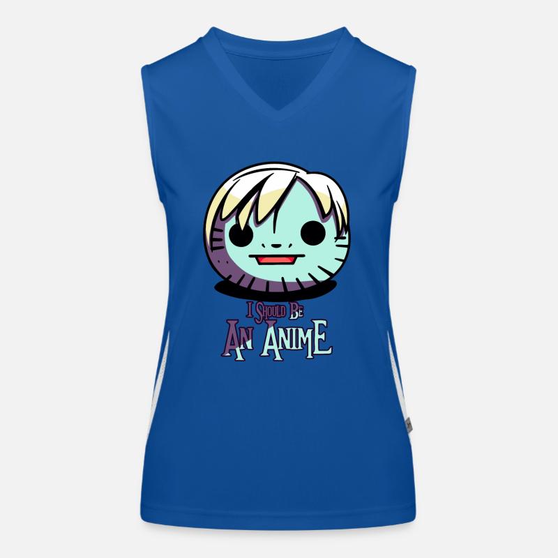 Créature de manga de dessin animé, je devrais être un anime Débardeur respirant contrasté Femme