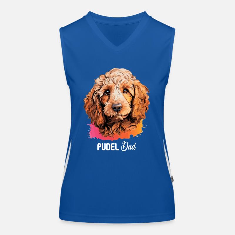 Caniche Débardeur respirant contrasté Femme