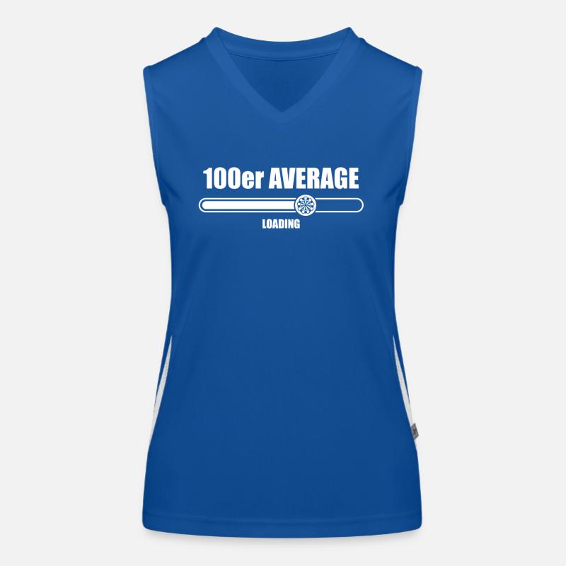 100er Average loading Dart Player Darts Dart Women's Functional Contrast Tank Top