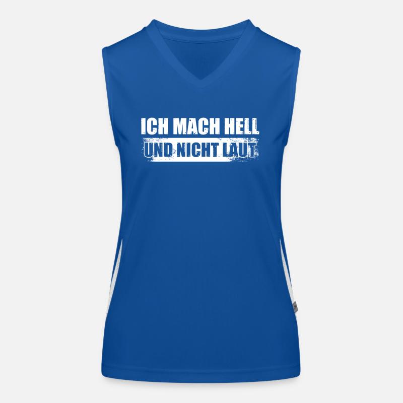 Mach hell Lichttechniker Light-Crew Lichttechnik Funktionelles Kontrast-Tank Top für Frauen