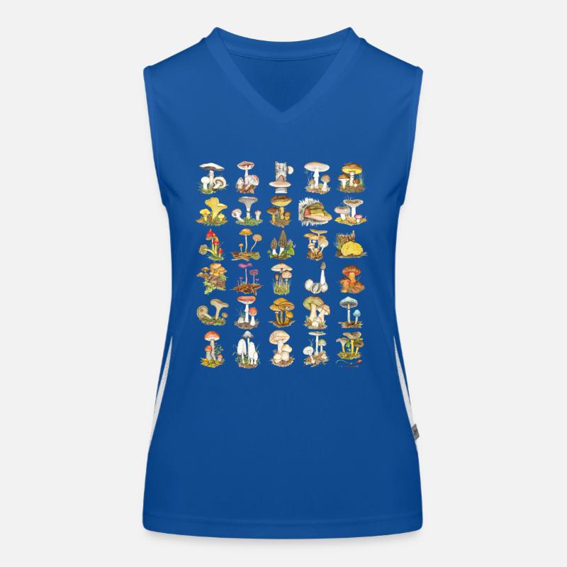 Mushroom Diversity Women's Functional Contrast Tank Top