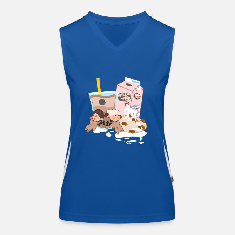 Biscuits et lait Débardeur respirant contrasté Femme