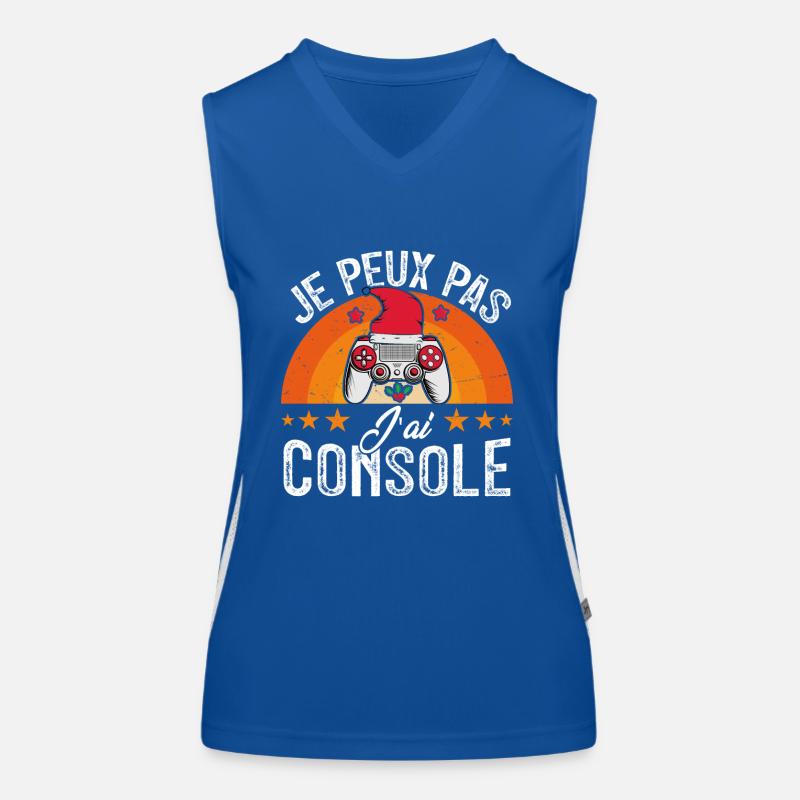 Je peux pas j ai console Débardeur respirant contrasté Femme