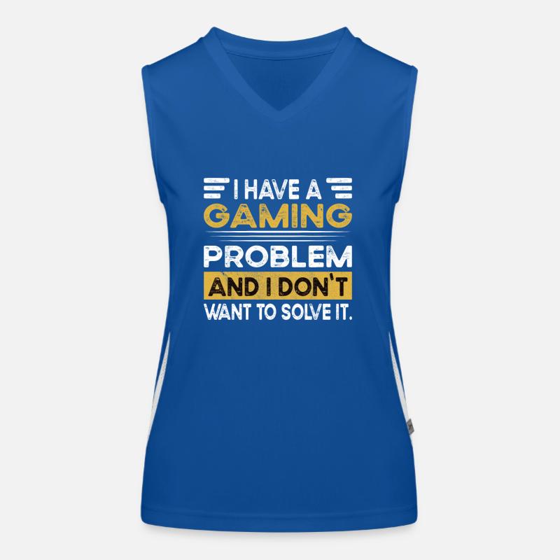 Gaming is my hobby Women's Functional Contrast Tank Top