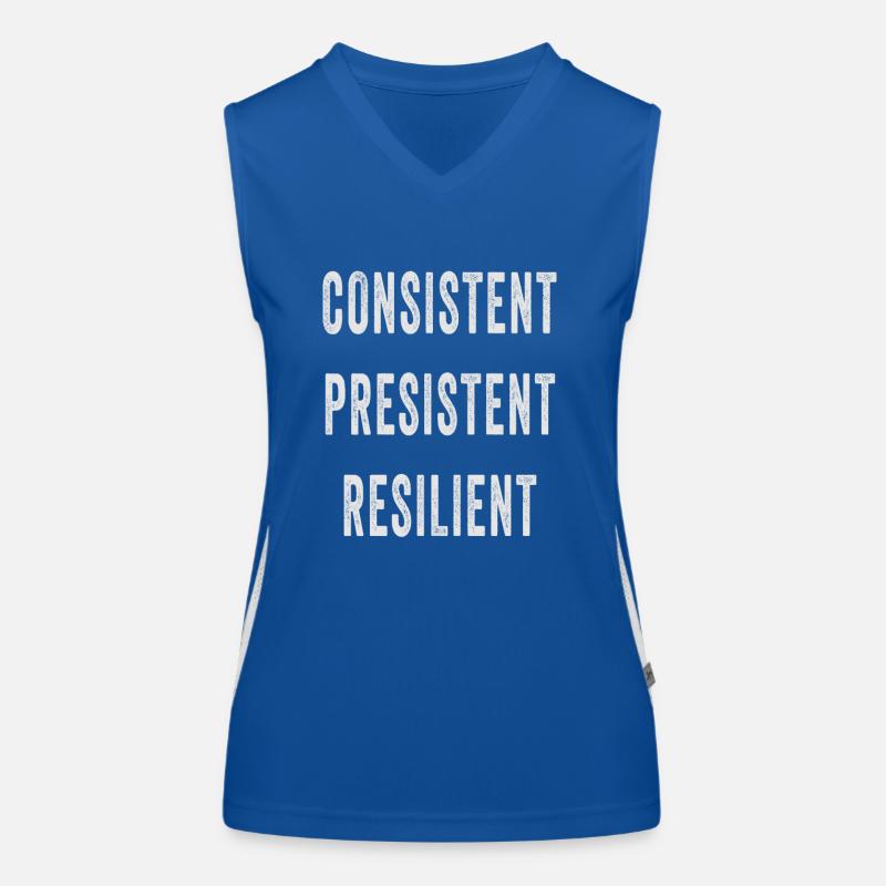 Résilient, Cohérent, Persistant Débardeur respirant contrasté Femme