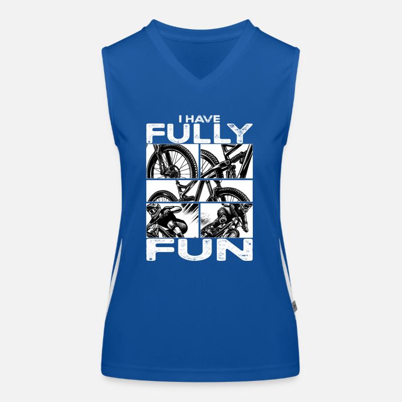 Mountainbike I have fully fun MTB Women's Functional Contrast Tank Top
