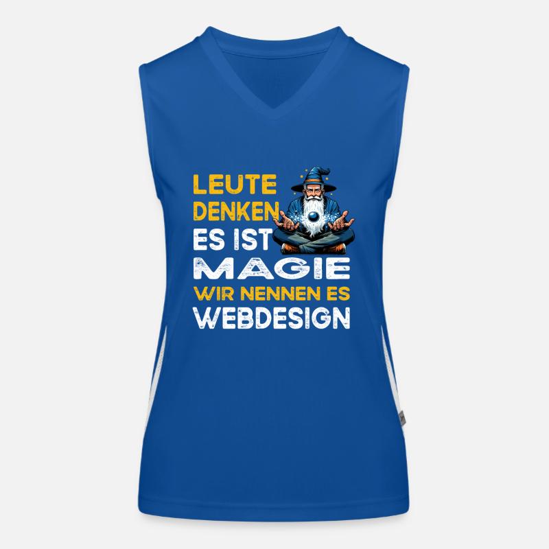 Les gens pensent Magic Web Design Web Designer Débardeur respirant contrasté Femme