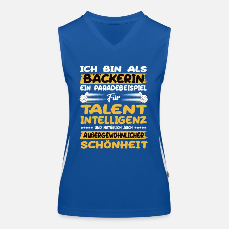 baker a prime example of talent Women's Functional Contrast Tank Top
