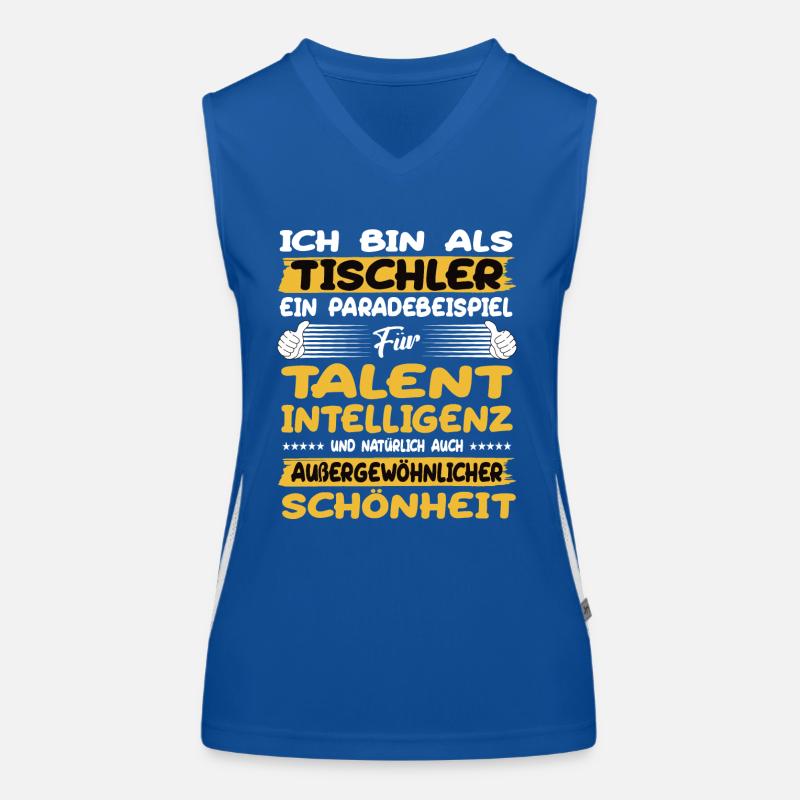carpenter a prime example of talent Women's Functional Contrast Tank Top