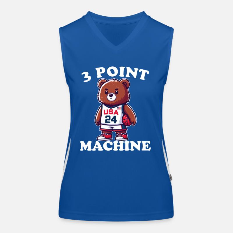 Basket-ball Machine à 3 points Débardeur respirant contrasté Femme