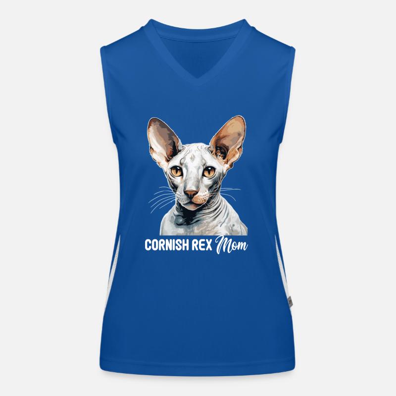 Cornish Rex Kätzchen Cornish Rex Katze Funktionelles Kontrast-Tank Top für Frauen