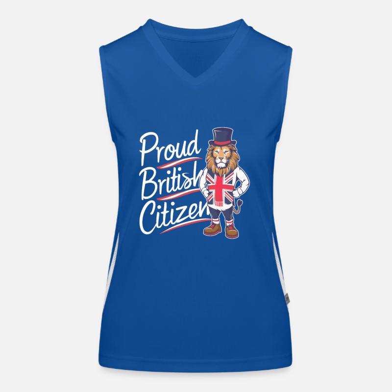 FIER CITOYEN BRITANNIQUE Débardeur respirant contrasté Femme