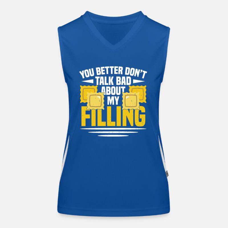 Ravioli Filling Women's Functional Contrast Tank Top
