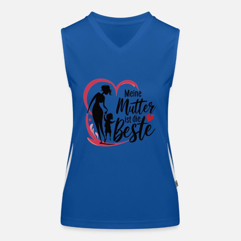 Muttertag Meine mutter ist die beste Funktionelles Kontrast-Tank Top für Frauen