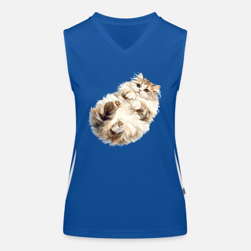 Ragamuffin Kätzchen Ragamuffin Katze Funktionelles Kontrast-Tank Top für Frauen