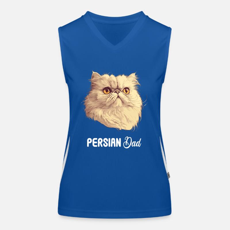 Chat persan Perserkatze Débardeur respirant contrasté Femme